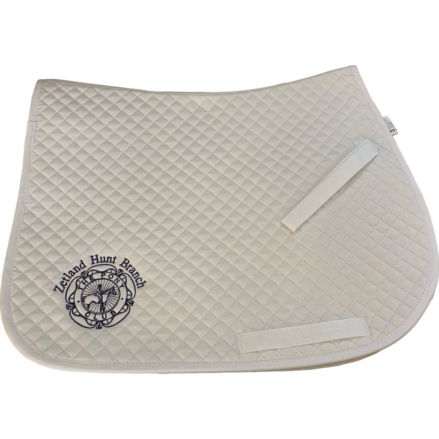Zetland Hunt PC GP white saddlecloth